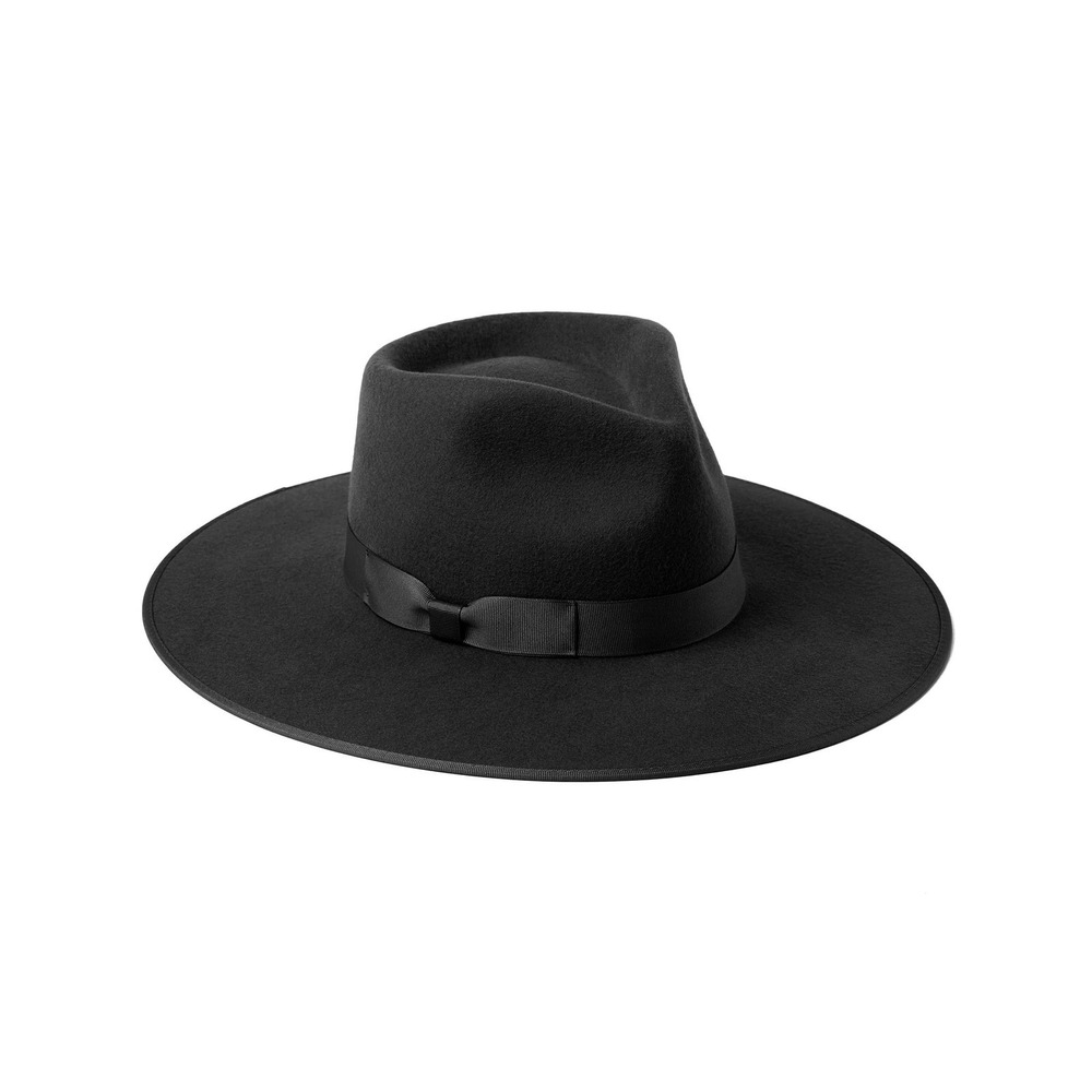 NEW Lack of Color Noir Rancher Hat Black Wool Fedora Western Size Medium Boho - Picture 11 of 16
